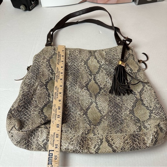 Stella & Dot Python shoulder Handbag - Picture 5 of 10